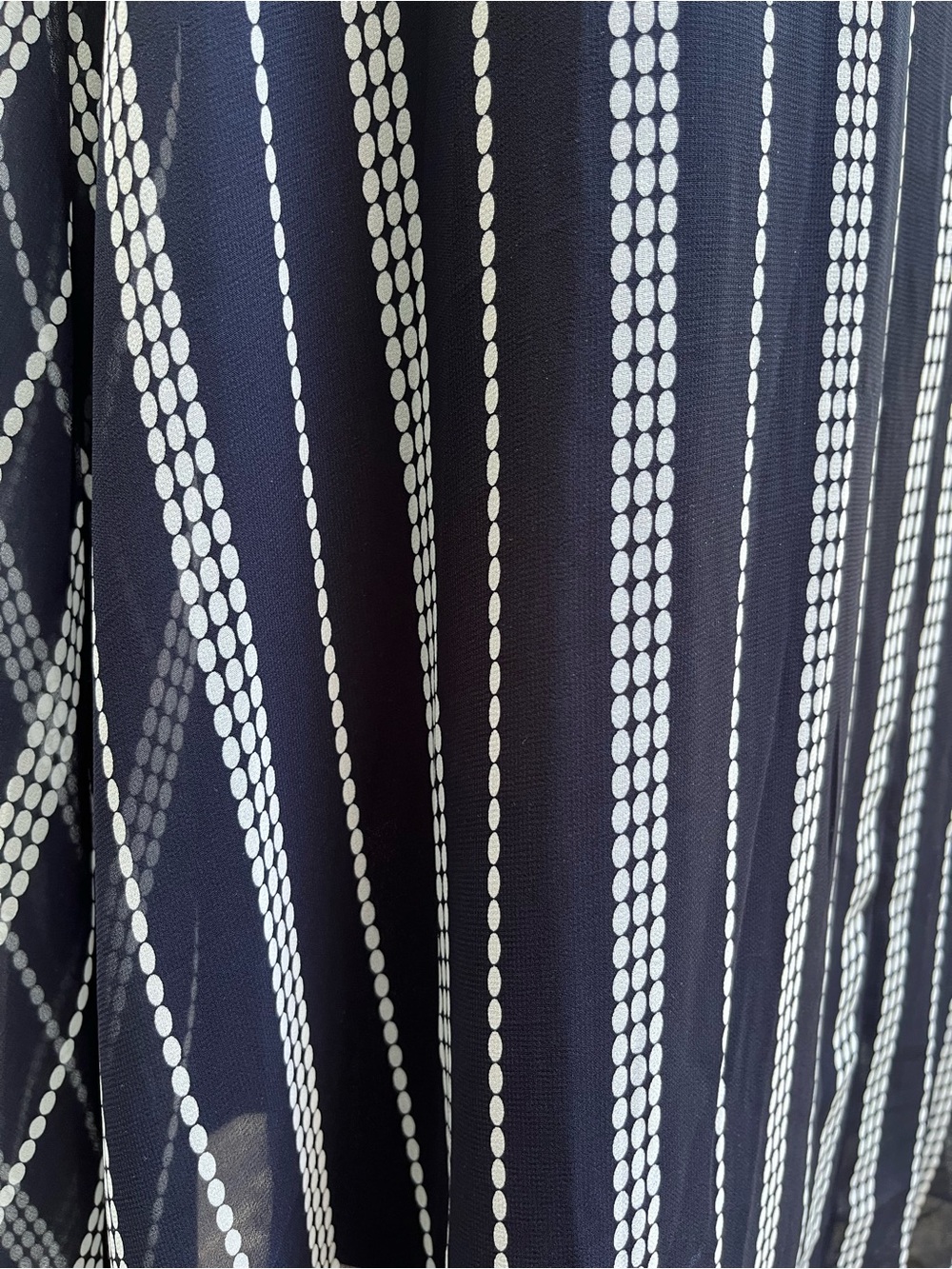 Navy Chiffon Midi Dress Wedding Guest 6 - Picture 9 of 11